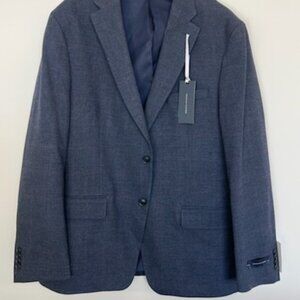 Tommy Hilfiger Modern Fit Plaid Navy Blazer - NWT
